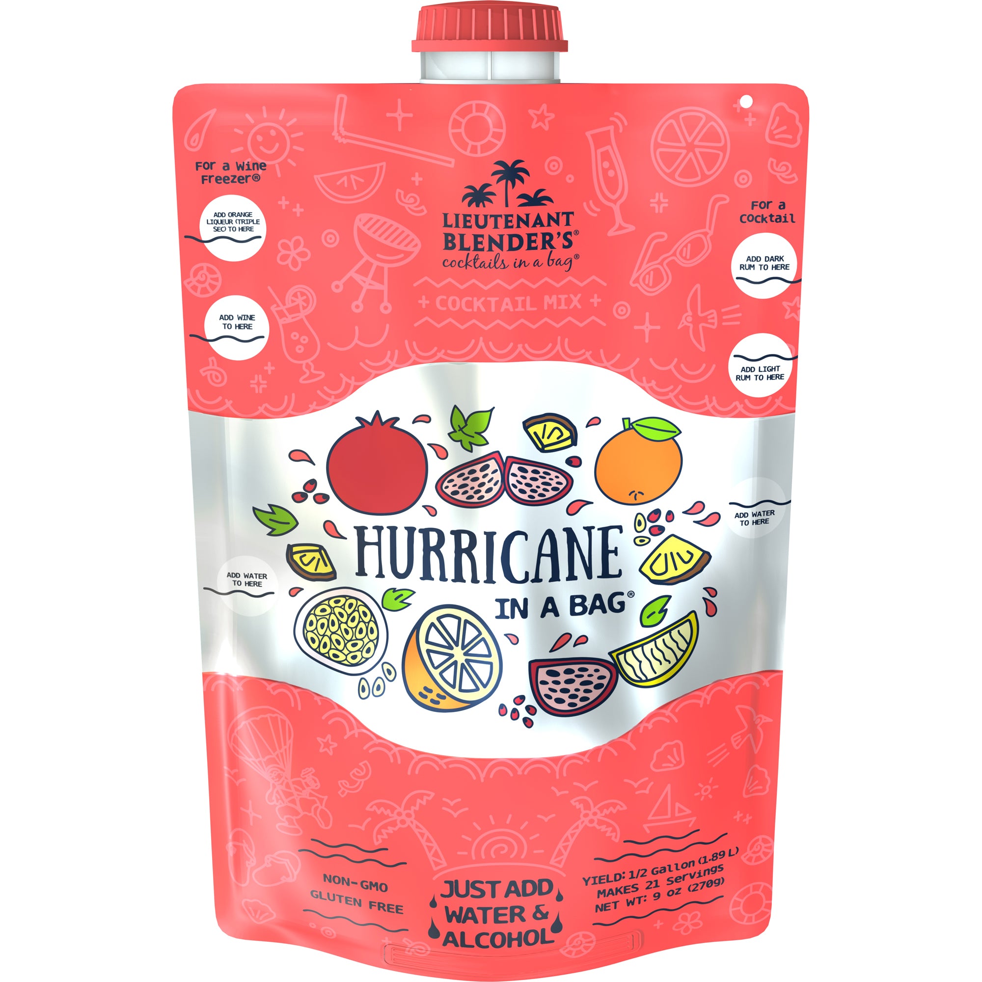 Hurricane - Cocktails in a Bag