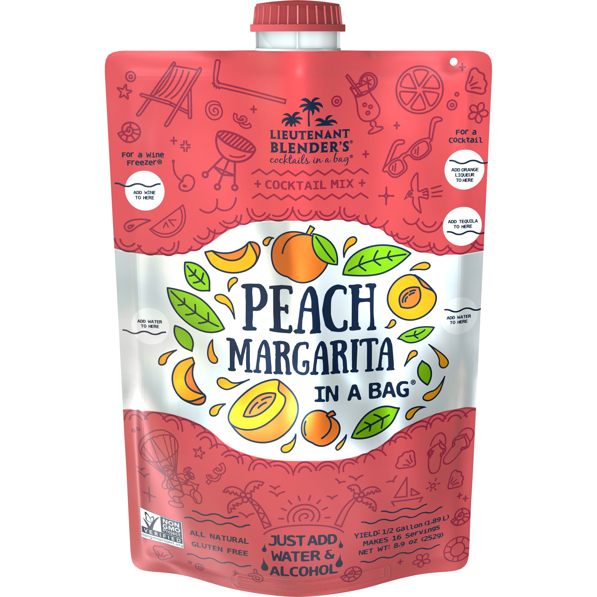 Peach Margarita - Cocktails in a Bag