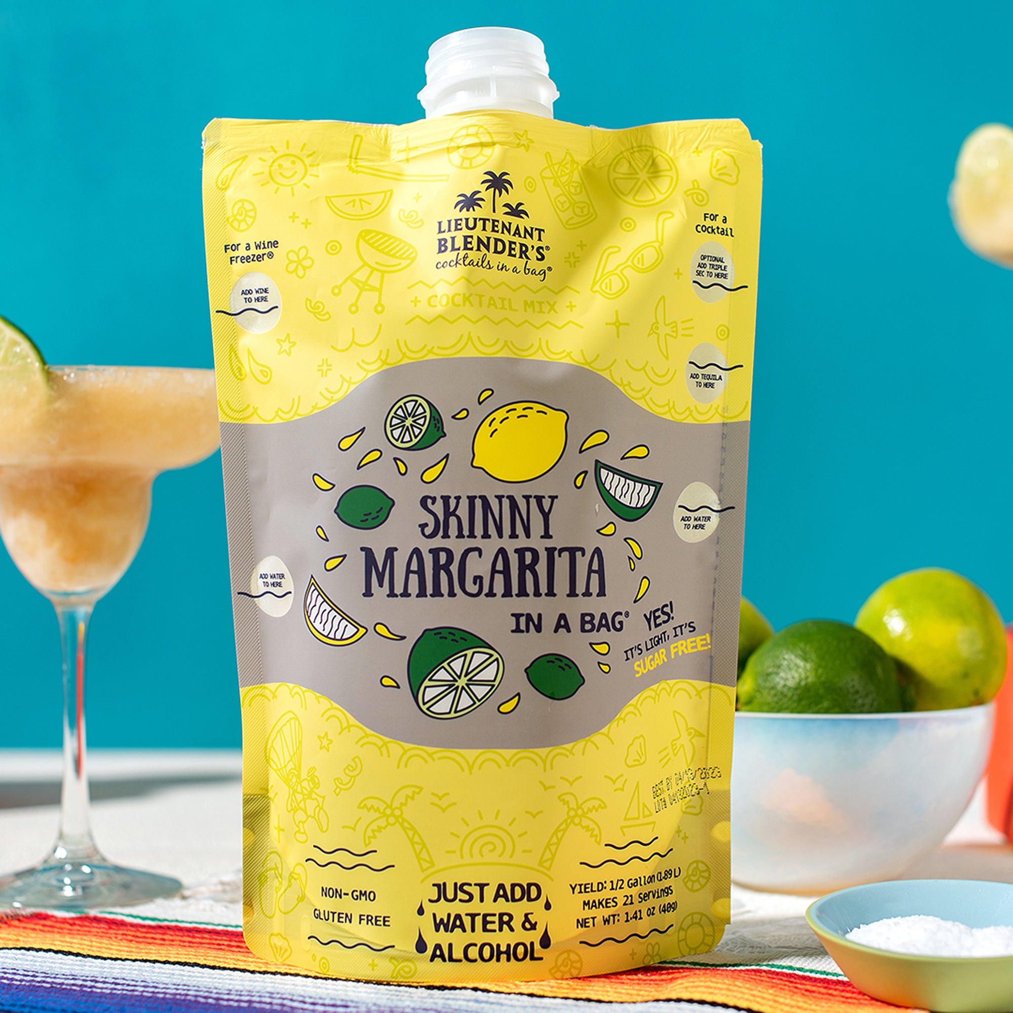 Skinny Margarita - Cocktails in a Bag