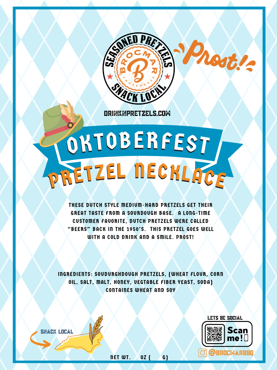 Limited Release Octoberfest Pretzel Necklace