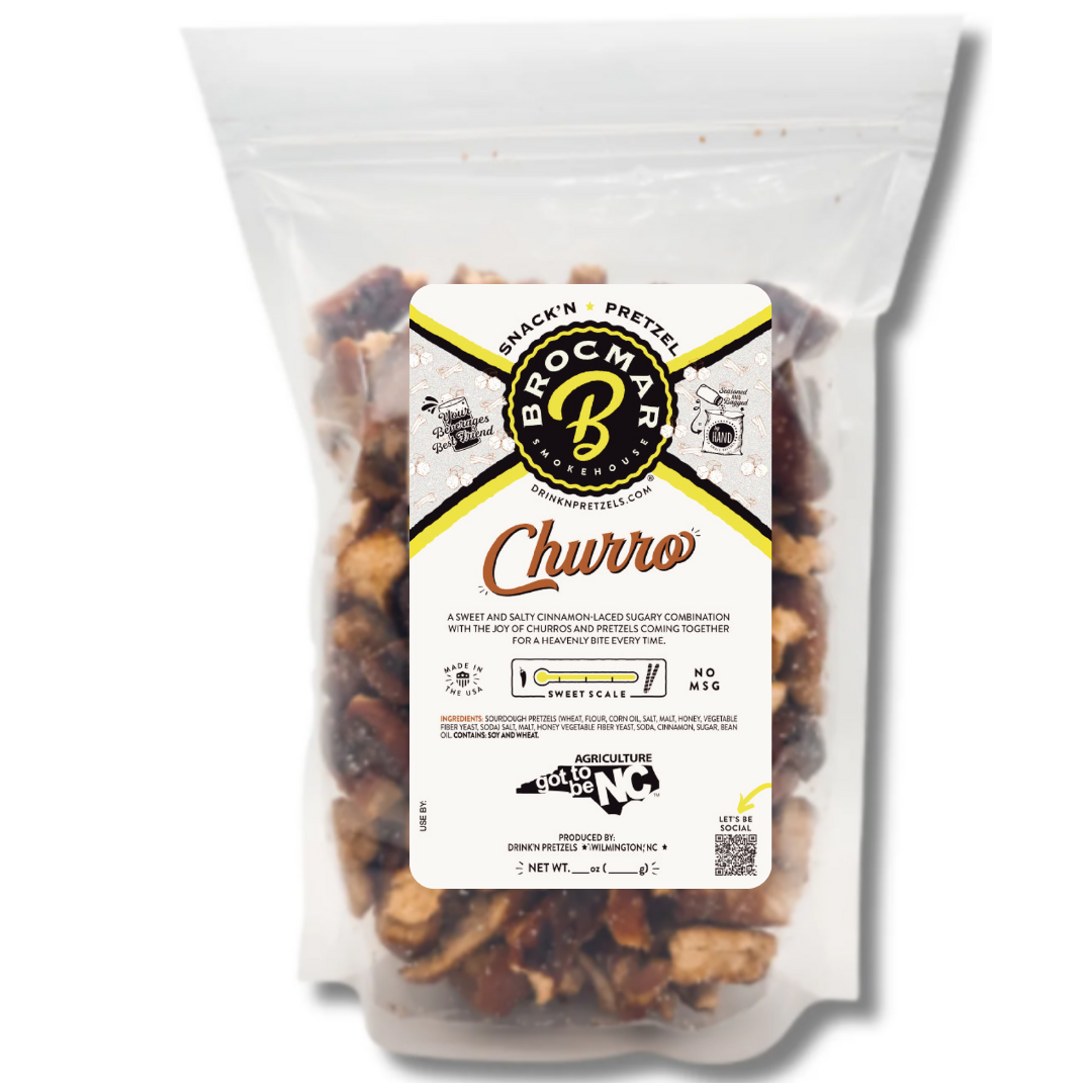 Churro Hard Sourdough Drink'N Pretzel Pieces