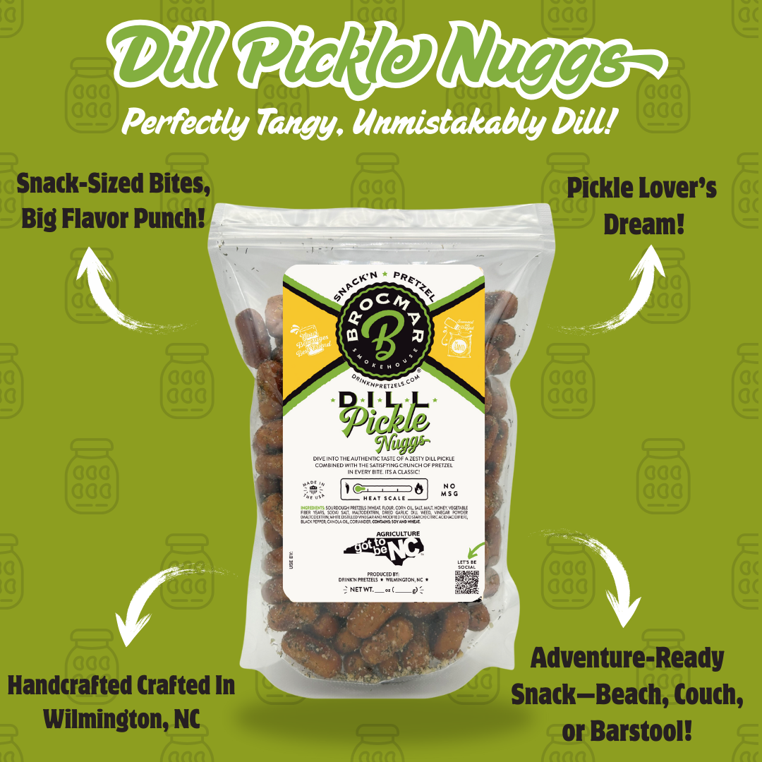 Dill Pickle Sourdough Pretzel Nuggs