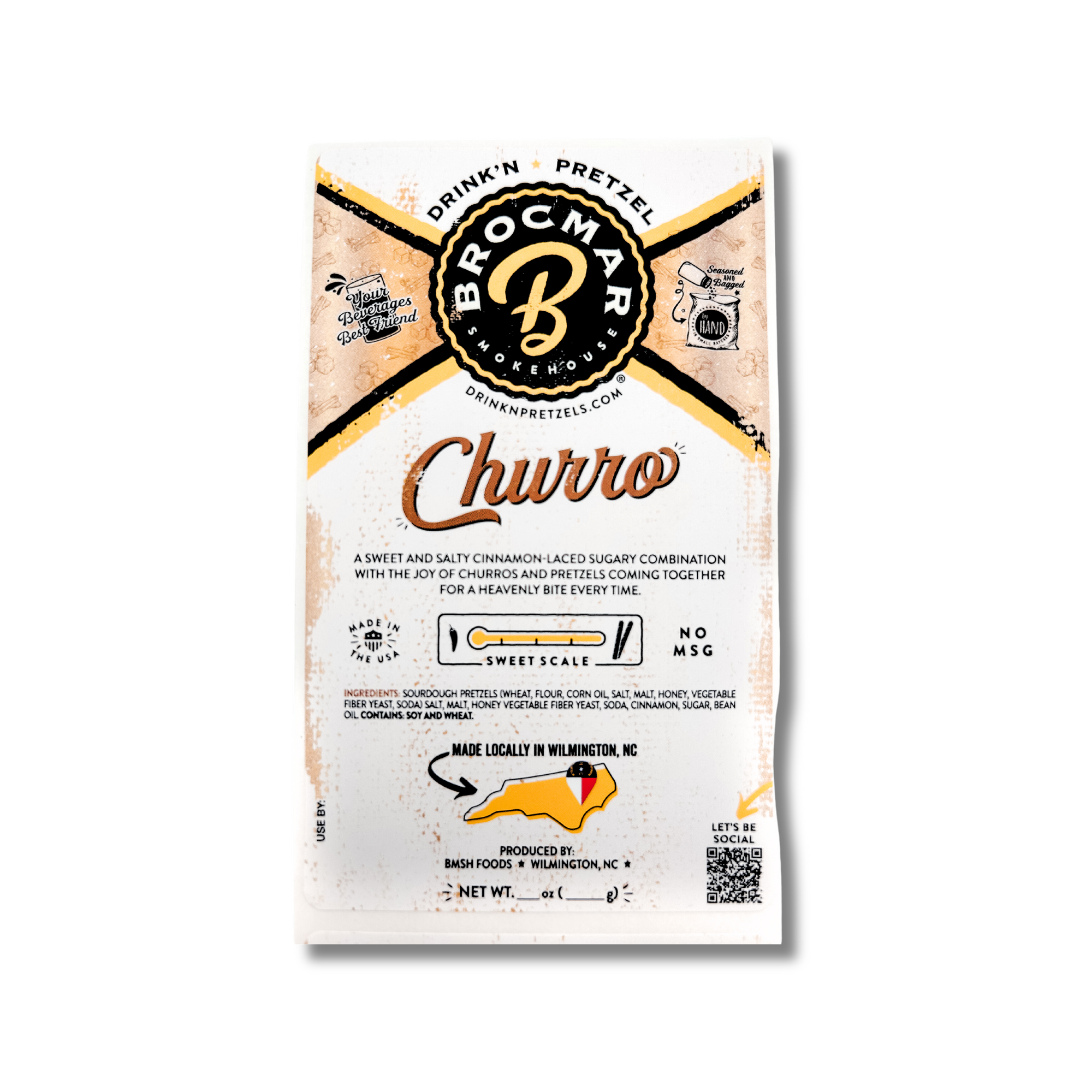 Churro Hard Sourdough Drink'N Pretzel Pieces