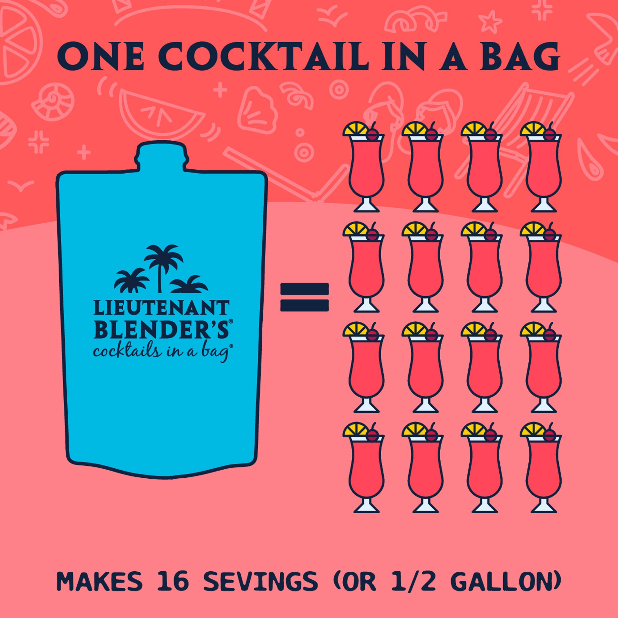 Hurricane - Cocktails in a Bag