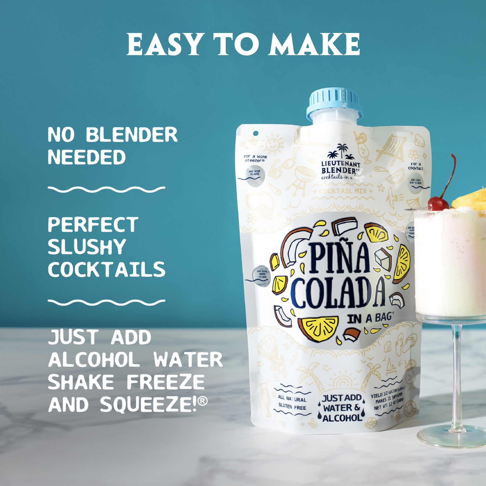 Piña Colada - Cocktails in a Bag