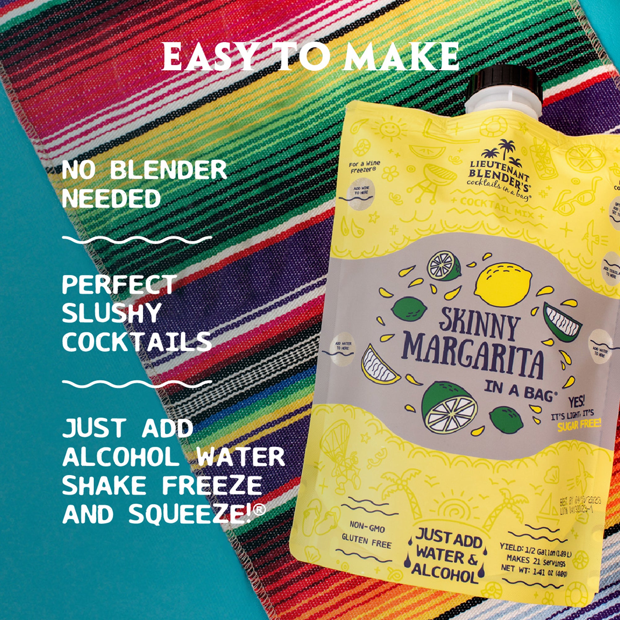 Skinny Margarita - Cocktails in a Bag