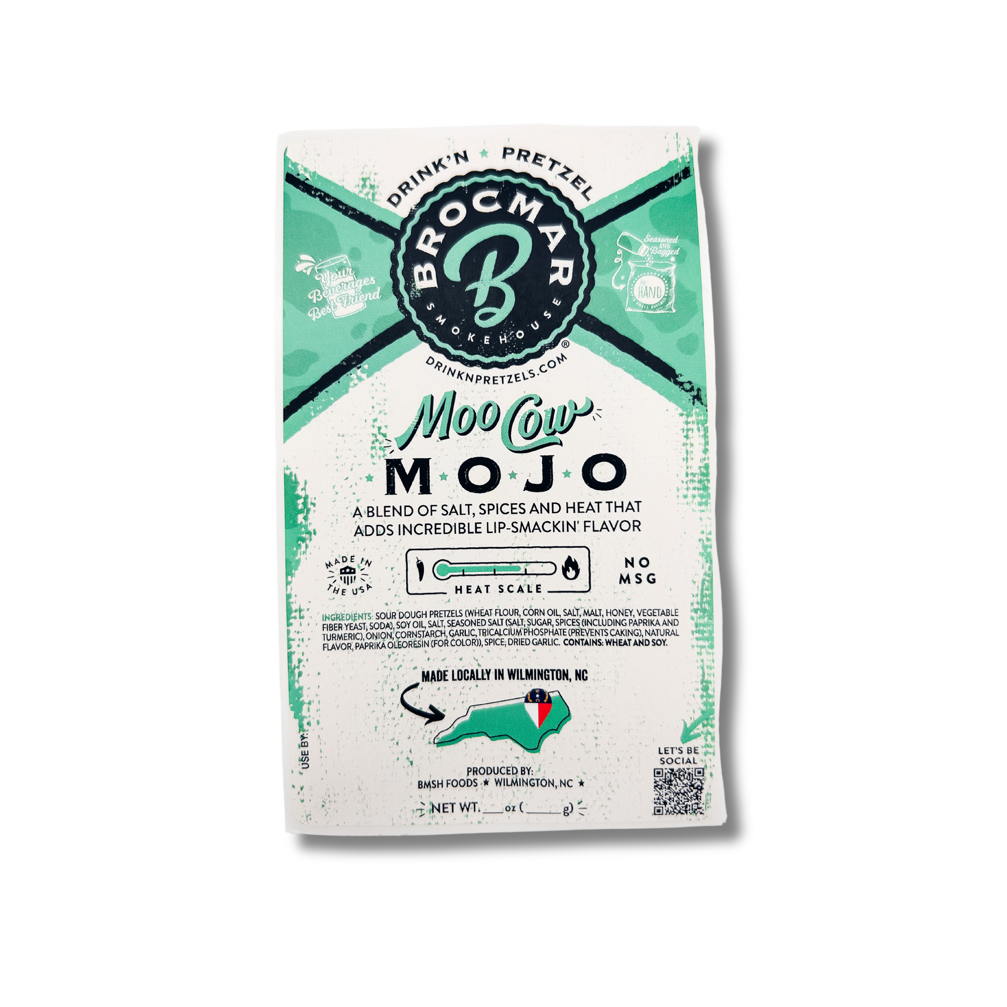 Moo Cow Mojo Spicy Hard Sourdough Drink'N Pretzel Pieces