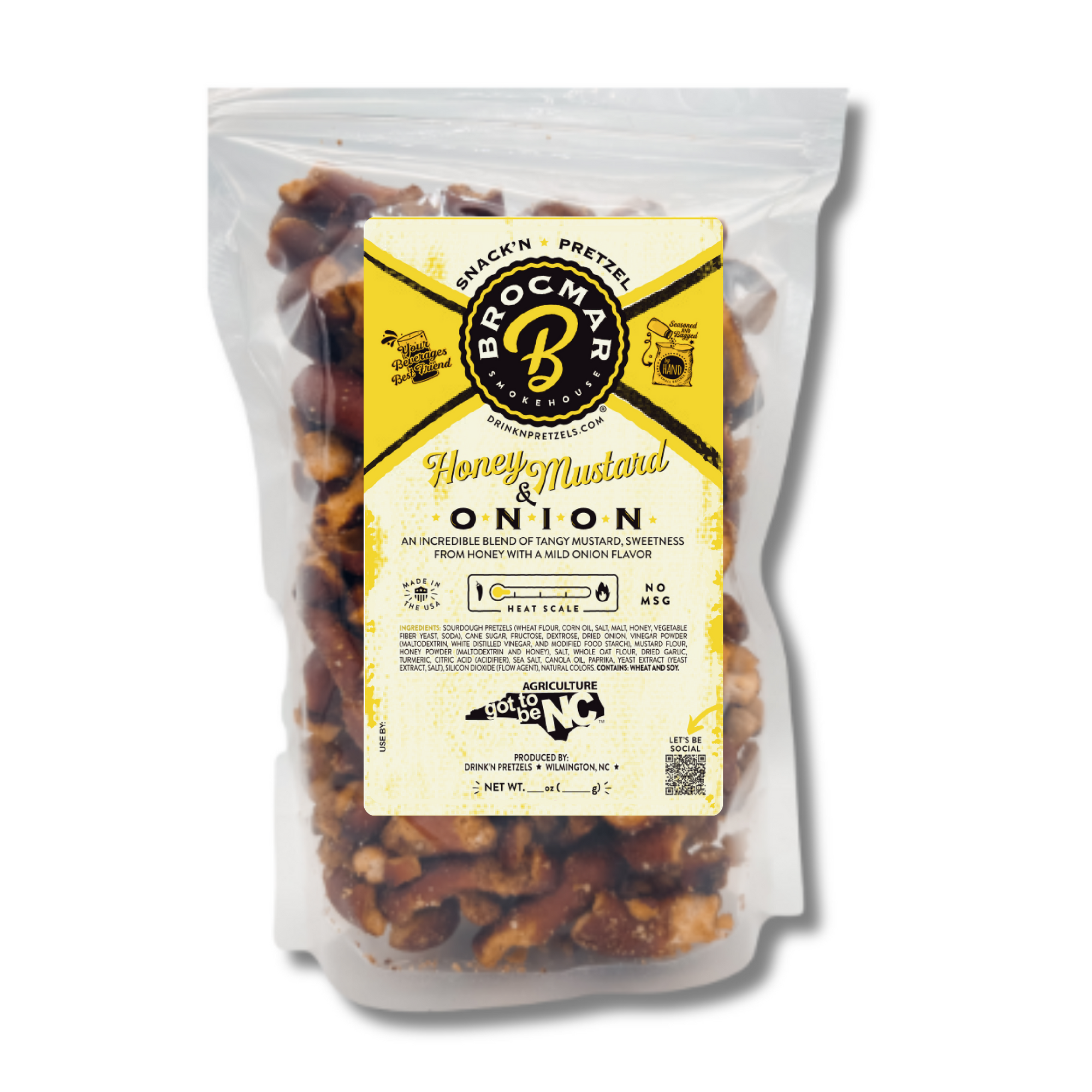 Honey Mustard & Onion Hard Sourdough Drink'N Pretzel Pieces