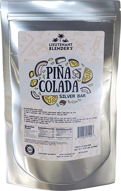 2.5 Gallon Silver Bar Cocktail Mix/Concentrate for Cocktail Machines